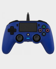 Nacon Wired Compact Controller for PS4/PC (Blue) in Qatar