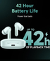 Xiaomi Redmi Buds 6 | Bluetooth 5.4 | Up to 49dB Active Noise Cancellation | 12.4mm Ultra-Large Titanium-Coated Diaphragm | Up to 42 Hours Battery Life | BHR9245GL - Coral Green
