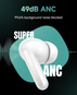 Xiaomi Redmi Buds 6 | Bluetooth 5.4 | Up to 49dB Active Noise Cancellation | 12.4mm Ultra-Large Titanium-Coated Diaphragm | Up to 42 Hours Battery Life | BHR9245GL - Coral Green