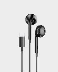 Wizard Primero USB-C In-Ear Earphones | Comfortable Fit | Built-in HD Microphone | Seamless Audio Switching | Noise Isolation - Black