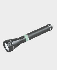Impex LUMIN C2 Rechargeable LED Flashlight | High Bright 5W LED | 1500mAh 2SC Li-ion Battery | Up to 300m Illumination | 2–3 Hours Runtime | Ideal for Camping and Daily Use - Black