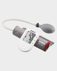 B.Well Pro-30 Semi-Automatic Blood Pressure Monitor | Adult Cuff 22-32 cm | Manual Inflation with Automatic Measurement | LCD Display | Arrhythmia and Pressure Level Indicator | Battery Operated