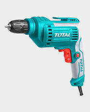 TOTAL 500W Electrical Drill | Keyless Chuck 1.5-10mm | Variable Speed 0-3300/min | Ideal for Home, DIY and Light Construction | TD2051026-2 - Turquoise
