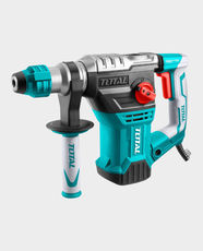 TOTAL 1500W Rotary Hammer | 5.5J Impact Energy | 850 RPM No-Load Speed | 4400 BPM Impact Rate | Heavy-Duty Drilling Tool | Ideal for Construction, Renovation and DIY Projects | TH1153236 - Turquoise