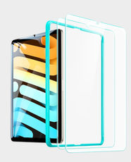 ESR Tempered Glass Screen Protector for Apple iPad mini 6 / mini 7 | HD Clarity | Ultra-Sensitive Touch | Scratch & Fingerprint Resistant | Bubble and Dust Free | Pencil Compatible | 2 Pack - Clear