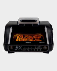 Kenwood 2 in 1 Air Fryer Grill | 8L Capacity | 1700W Power | Rapid Air Technology | 4 Grill Levels | 8 Preset Functions | Digital Touch Display | GHF40.000BK - Black