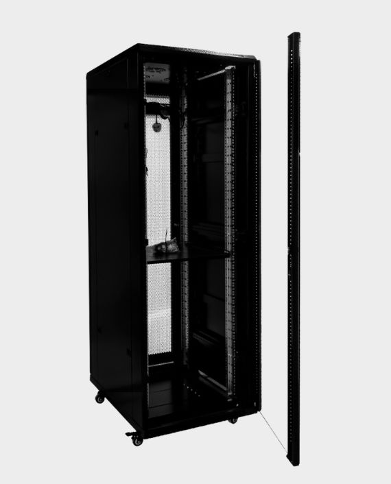 Buy Avalon 37U 600x800 Network Rack Cabinet Matte Black in Qatar ...