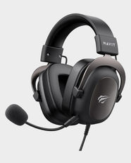 HAVIT H2002D Wired Gaming Headphones | Detachable Omnidirectional Mic | 53mm Drivers | 3.5mm Wired Audio | Adjustable Over-Ear Comfort | Compatible with PC, PS4, PS5, Xbox and Mobile - Black & Ochre