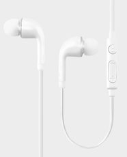 TRANDS Stereo Earphone | 14.2mm Driver | Immersive Sound | Built-in Microphone | 3.5mm Plug | 110cm Cable | TR-HS463 - White