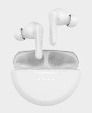 Belkin SoundForm Rhythm True Wireless Earbuds | Up to 28 Hours Total Playtime | ENC Clear Call Technology | 6mm Dynamic Drivers | USB-C Fast Charging | IPX5 Water-Resistant | Bluetooth 5.3 | AUC012BTWH - White