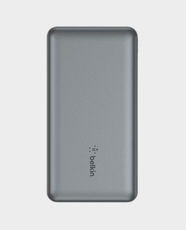 Belkin BoostCharge 10000mAh Power Bank | 2 x USB-A / 1 x USB-C Ports | Up to 15W Total Output | LED Power Status Indicator | iOS and Android Compatible | BPB011BTGY