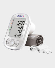 B.Well TH-75 Automatic Blood Pressure Monitor | Anatomic Cuff 22-42 cm | AFib and Arrhythmia Detection | 3CHECK Mode | Dual User Memory - White