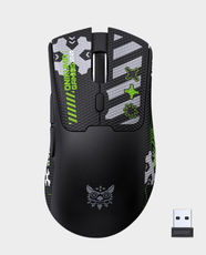 Onikuma DM01 Tri-Mode Wireless Gaming Mouse | 50H Battery | 12800 DPI | 1000Hz Polling Rate | 2.4GHz + Bluetooth and Wired Connectivity | Compatible with Windows/iOS/MAC/Android/Linux - Black