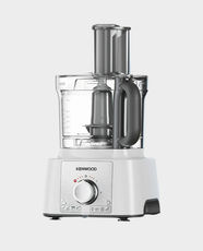 Kenwood 1000W Multi-functional Food Processor | 3L Express Prep Bowl | 1.5L Blender | Stainless Steel Multi-Zone Blades | 2 Speed / Pulse | Duo Feed Tube | Compact Space Saving Design | FDP65.750WH - White