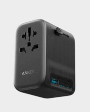Anker 4-in-1 Nano Travel Adapter | 65W Fast Charging | AC, USB-C, USB-A Ports | Built-in Safety Protection | Universal Compatibility | A9213K12 - Black