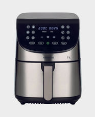 Kenwood Air Fryer | 1800W Power | 7L Capacity | Digital Touchscreen | 12 Pre-Set Programs | Frying, Roasting, Grilling, Browning, Defrosting, Heating, Gratin & Dehydrating Functions | HFM80.000SS - Silver