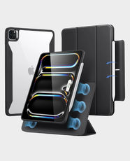 ESR Rebound Hybrid 360 Tablet Case for Apple iPad Pro 13 Inch (2024/2025) | Magnetic Closure | Adjustable Portrait and Landscape Stand | 360° Full Protection - Black