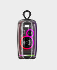 Music Apollo A13 Portable Outdoor Party Bass Speaker | 20W Power | 3000mAh Battery | Up to 6 Hours Play Time | IPX5 Water Resistant | Extra Bass and RGB Light | Bluetooth Connectivity | 9447105 - Black