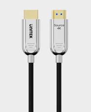 UNITEK Fiber Optic 4K HDMI Cable | 30m Length | 4K@60Hz Resolution | 18Gbps High Speed | Gold-Plated Plug | Compatible with TV, Monitor, Laptop, PC, Projector & Gaming Consoles | C11092ASL01-30M - Space Grey