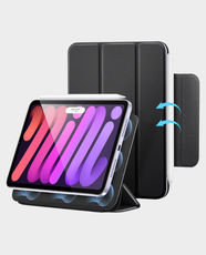 ESR Rebound Magnetic Case for Apple iPad mini 6 and 7 | Magnetic Closure | Trifold Stand | Apple Pencil Pro and USB-C Support | Slim Lightweight Design - Black