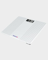 B.Well Pro-166 Electronic Personal Scale | 180 kg Max Capacity | 100g Accuracy | Backlight LCD Display | 4 High-Precision Sensors | KG/LB/ST Units | Low Battery and Overload Indicator - White