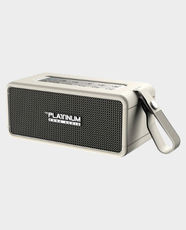 Platinum Apollo XL Portable Bluetooth Speaker | 80W Peak Sound | 11 Hour Playtime | TWS Support | Deep Bass with DSP | Built-in Power Bank | Bluetooth 5.3 - White