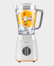 Kenwood Blender with 2 Mill | 500W Power | 1.5L Capacity | Stainless Steel Blades | 2-Speed Control and Pulse | Ice Crush Function | BLP15.360WH - White
