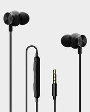 Salpido EP15 Wired Stereo Sound Earphone with 3.5mm Aux | 14.2mm Drivers | 1.2m TPE Cable | Dynamic High-Fidelity Sound | Built-in Mic with Call Control | Ergonomic Design - Black