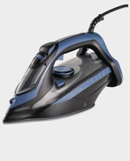 Kenwood Steam Iron | 3000W Power | Ceramic Coated Soleplate | 450ml Capacity | Steam Power 24/170g | Anti-Drip and Self Clean | STP90.000BB - Black/Blue