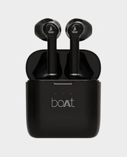 boAt Airdopes 138 True Wireless Earbuds | Up to 60 Hours Playback | 13mm Drivers | Type-C Charging | Built-in Mic | Touch Controls | Fast Charging Support | Bluetooth v5.0 - Black