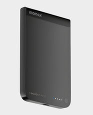 Momax 1-Power S.Pass 5000mAh Qi2 Magnetic Wireless Power Bank | 15W Wireless Charging | PD20W USB-C Fast Output | Glass Casing | Compatible with iPhone 12-17 Series & Wireless Charging Supported Devices - Black
