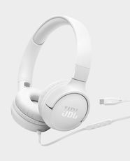 JBL Tune 520C Type-C Wired On-Ear Headphones | JBL Pure Bass Sound | 32mm Dynamic Drivers | 10Hz - 40kHz Frequency Response | Built-in Mic | Foldable Design | Compatible with Smartphones, Tablets and Laptops - White