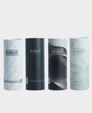 Fedvel Premium Tissue Combo (Pack of 4) | 40 Sheets per Box | 100% Virgin Pulp | Highly Absorbent | Ideal for Car, Travel and Daily Use | Pearl White, Carbon Black, Desert Black, Flower White | FDVL-CM0102