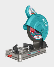 TOTAL 2400W Cut Off Saw | 355mm Blade | 3900 RPM High Speed Motor | Cuts Up to 120 × 100mm Steel | TS9243558 - Turquoise/Multicolour