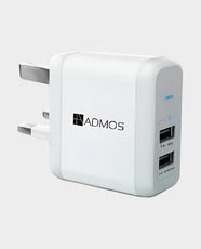 Admos 2-in-1 2 USB Charger and Lightning Cable Travel Kit in Qatar