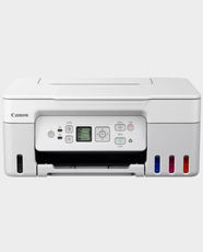 Canon PIXMA G3470 Wireless Colour 3-In-1 Refillable MegaTank Printer (White) in Qatar