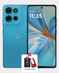 Motorola Moto G75 5G 8GB 256GB (P47 Wireless Headphone) - Aqua Blue