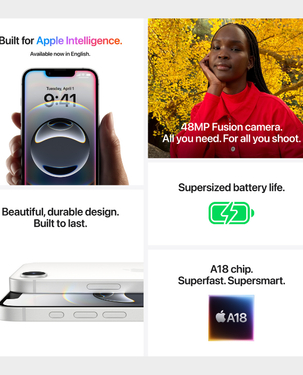 Apple iPhone 16e 256GB – White