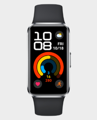 Huawei Band 10 | 1.47 inch AMOLED Display | Fluoroelastomer Strap | Bluetooth 5.0 | Upto 14 days Battery Life  - Black