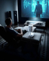 Green Lion Pluto 4K Portable Projector | Up to 180 Inch | 250 ANSI | GNPLPRJRWH - White