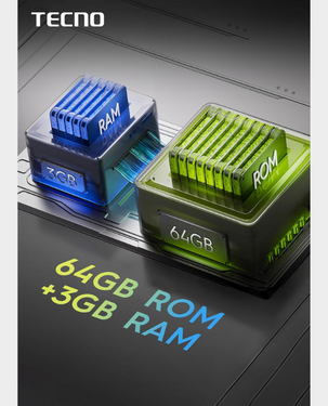Tecno Spark GO1 4G 3GB 64GB - Magic Skin Green
