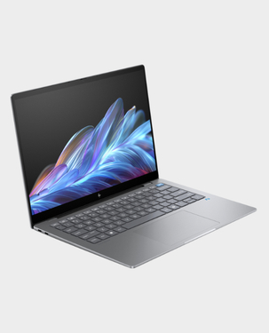 HP OmniBook X Laptop 14-FE0001NE-A94ZZEA | Snapdragon X Elite X1E-78-100 16 | 16GB RAM | 1TB SSD | Integrated Qualcomm Adreno GPU | Soft Grey Keyboard | Windows 11 Home | Meteor Silver Aluminum