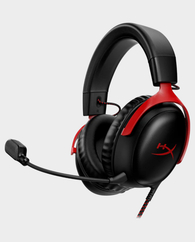 HyperX Cloud III Wired Gaming Headset (Black-Red) in Qatar