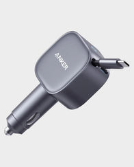 Anker Nano Car Charger with Built-in Retractable USB-C Cable | 75W | USB-C in Qatar