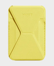 Moft Snap-On Phone Stand and Wallet Compatible With MagSafe - Willow Flower Yellow
