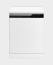 Hitachi Dishwasher | 14 Place Settings | 6 Programs | Sliding Cutlery Basket | Inverter Motor | Recycled PET Chasis | HDF F146VW - White