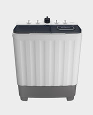 Hitachi Twin Tub Washing Machine | 8KG Washing Capacity | Rust Free Body | Transparent Lid | LTT 08JWT MGR - Mercury Grey