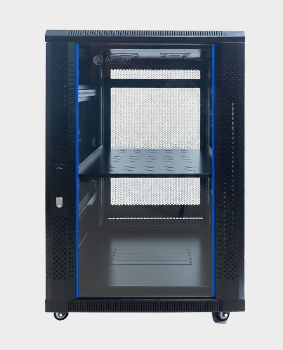 Buy Avalon 12U 600x600 Network Rack Cabinet Matte Black in Qatar ...