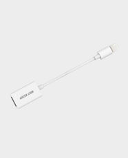 Green Lion Multi-Function OTG Lightning to USB Camera Adapter | 480Mbps Data Transfer | PC+TP Material | Scratch Protection - White
