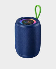 Music Apollo S30 Panoramic Spatial Audio System Speaker | 10W Power | Up to 3 Hours Play Time | IPX5 Water Resistant | Hi-Res Audio and RGB Light | Bluetooth Support | 9447171 - Blue